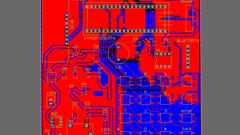 智能门禁系统(指纹、蓝牙、RFID卡、LCD1286等)stm32源码+AD文件+论文等设计资料哔哩哔哩bilibili