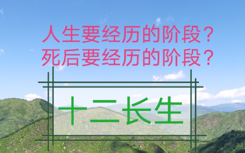 易经六爻预测知识:十二长生是什么?非常有意思!哔哩哔哩bilibili