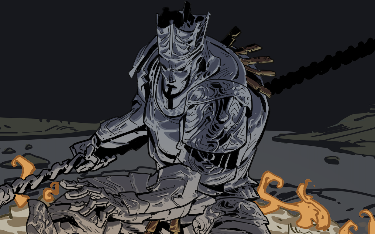 黑暗之魂3萌新不死人初过真古达老师