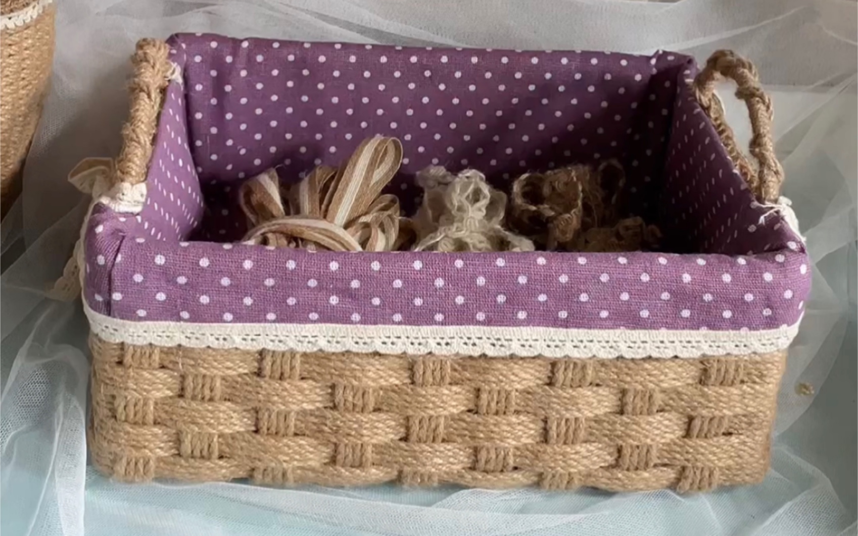 【麻绳手工】新手小白入门级,鞋盒改造收纳筐,废物利用,学不会我把