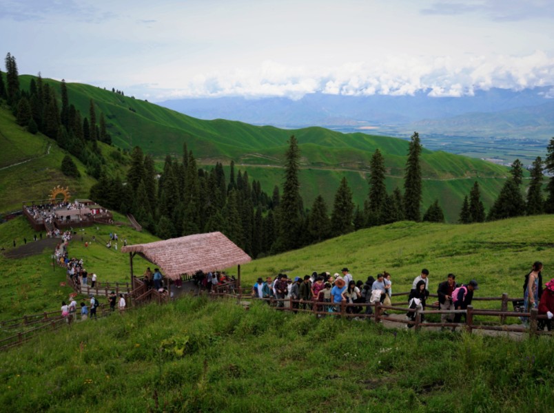 新疆伊犁 那拉提 空中草原
