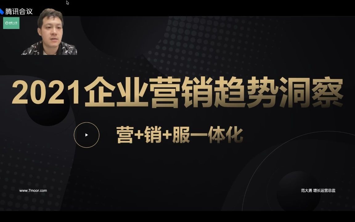 [图]范大勇：2021中国互联网营销趋势洞察，构建营销服一体化（MarSalOps）