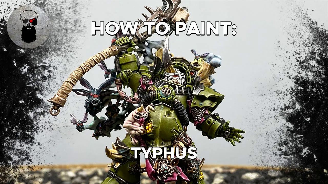 [HD/双语字幕]对比+如何涂: 泰丰斯Typhus, Herald of Nurgle[战锤/40k/纳垢]  Warhipster战锤