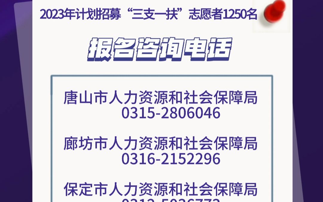 最新通知 | 河北2023年高校毕业生“三支一扶”计划招募公告!哔哩哔哩bilibili