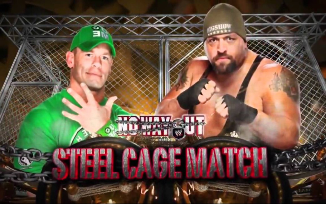 [图]No Way Out 2012.06.17 John Cena vs. Big Show 铁笼赛