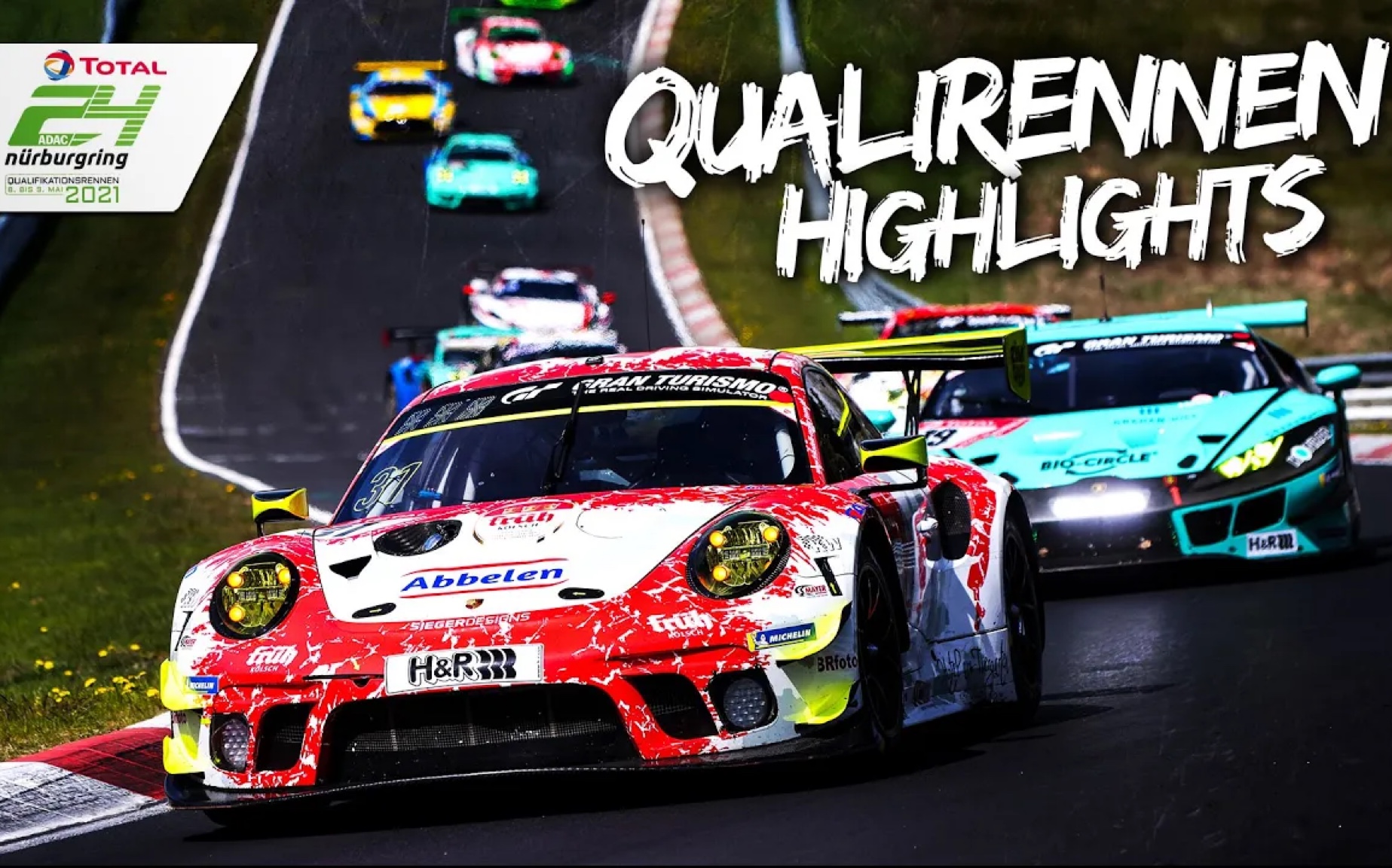 2021纽博格林24小时耐力赛资格赛 6小时大赛集锦