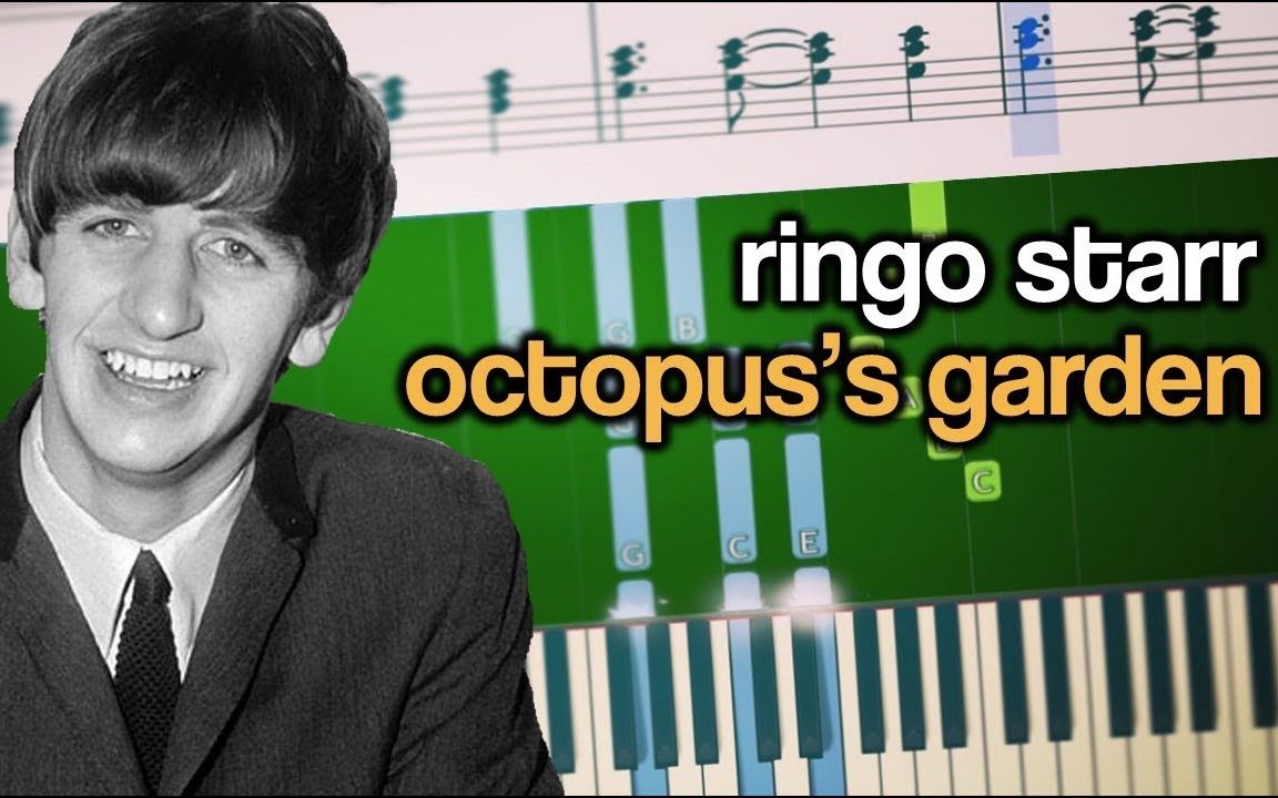 [图]How to play Octopus's Garden by The Beatles