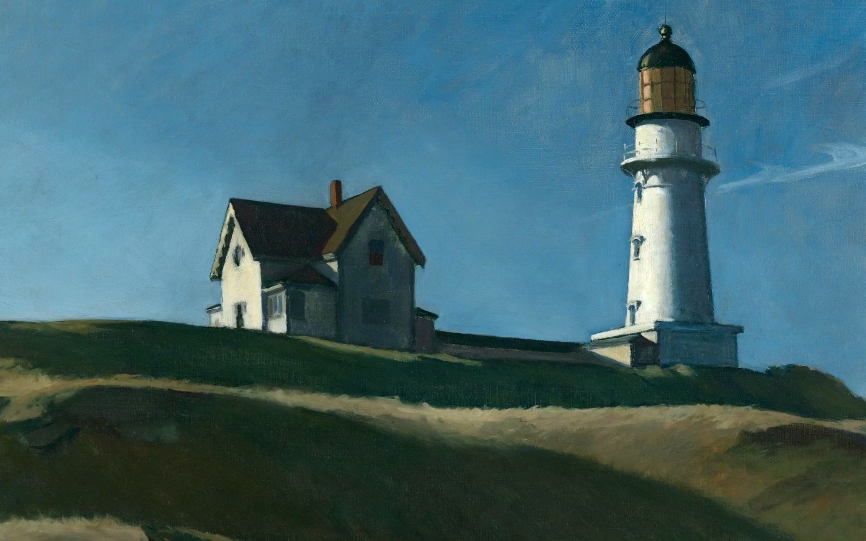 爱德华霍普 风景油画 名画欣赏