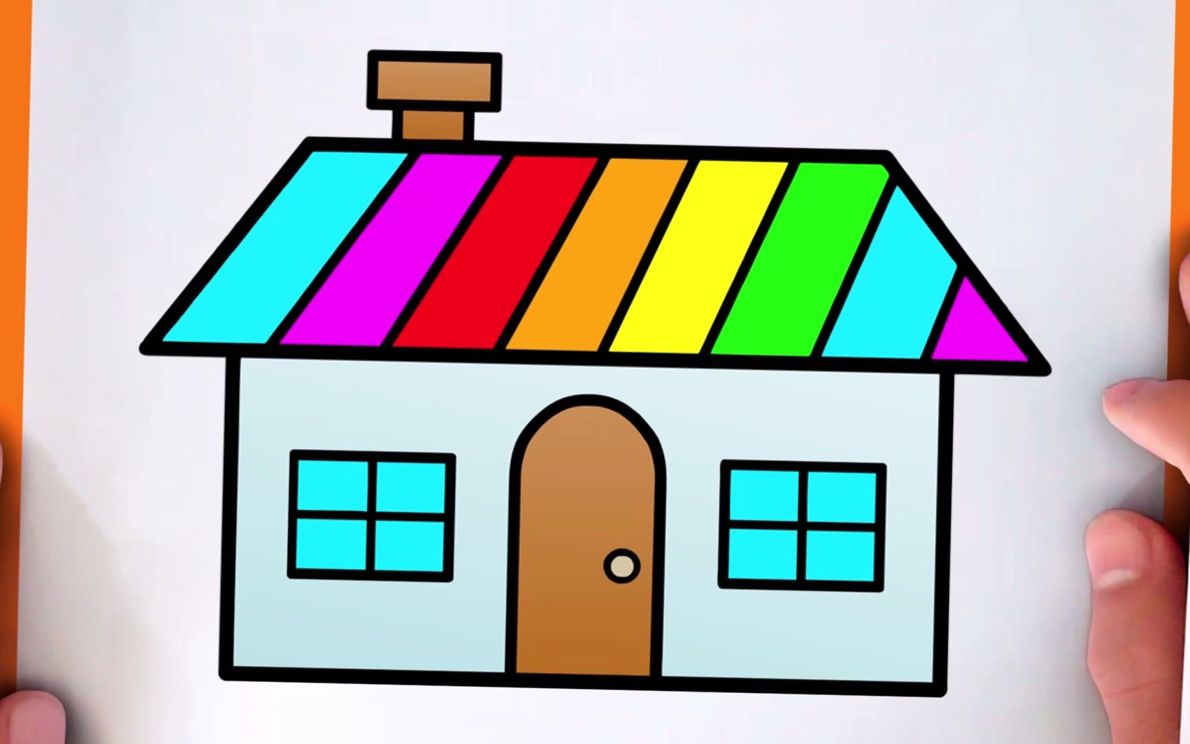 【简笔画】教你画彩色的房子~超级简单的绘画,一看就会!