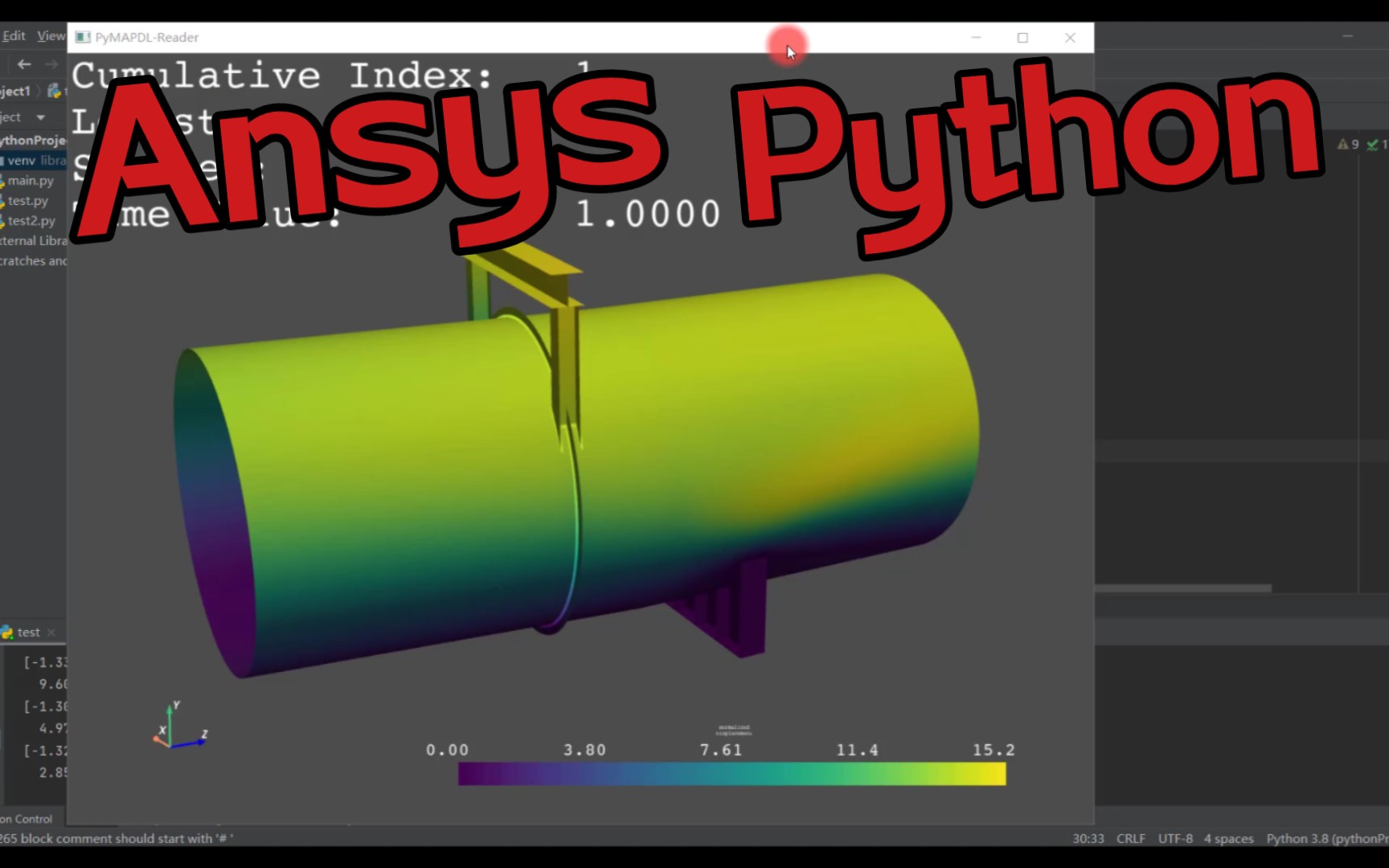 [图]使用Python解析Ansys结果文件【rst文件】