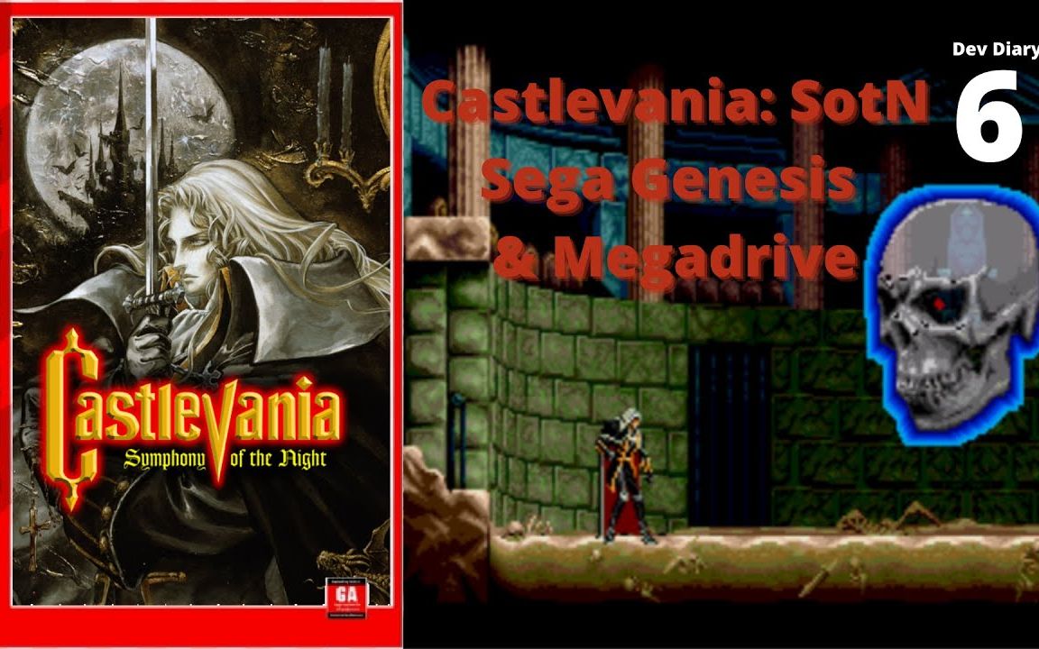 恶魔城x月下夜想曲pigsy的md版开发日记合集