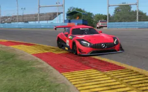 Descargar video: 【AMS 2】T1的赛道限制真宽，刷新赛道个人最佳 1:46.3 AMG GT3@Watkins Glen