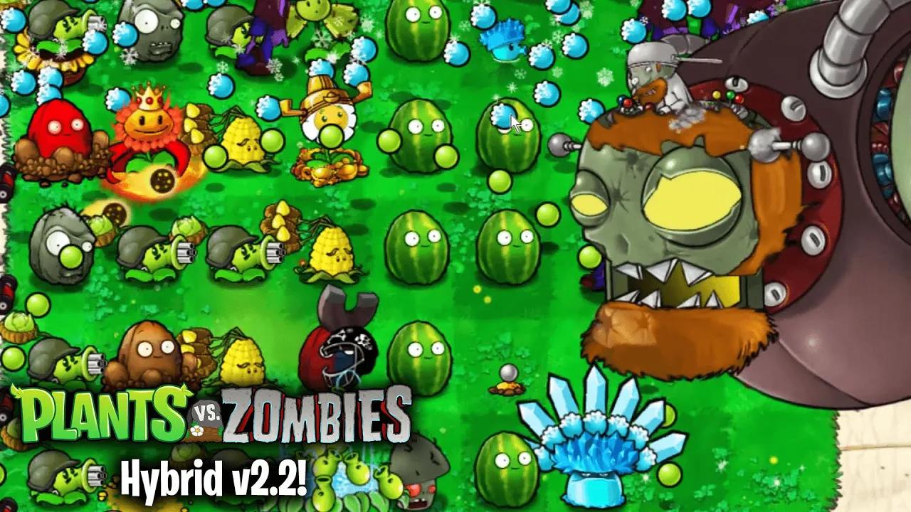 pvz手机无需下载杂交版修改器 plants vs zombies hybrid v2.