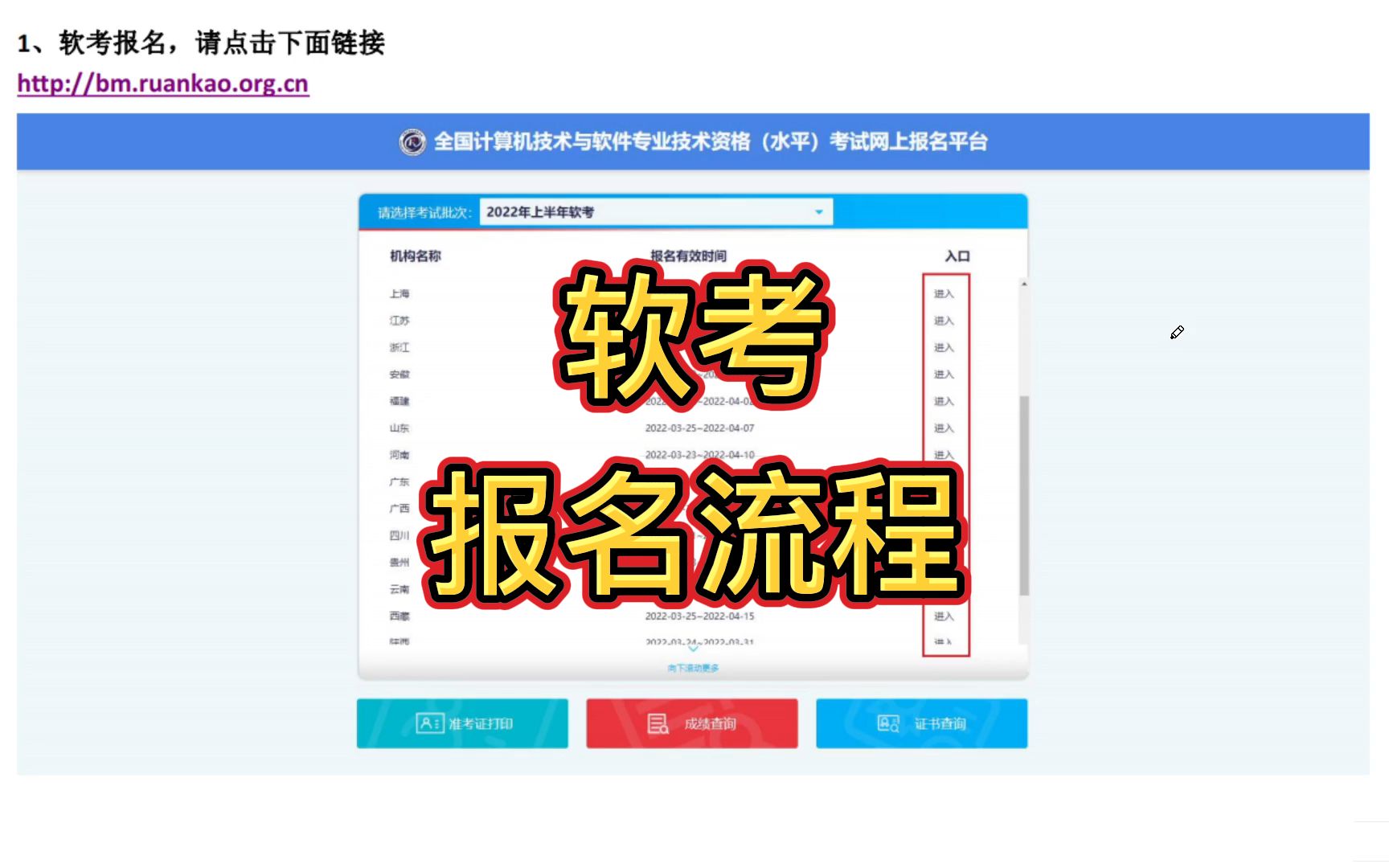 软考报名流程哔哩哔哩bilibili