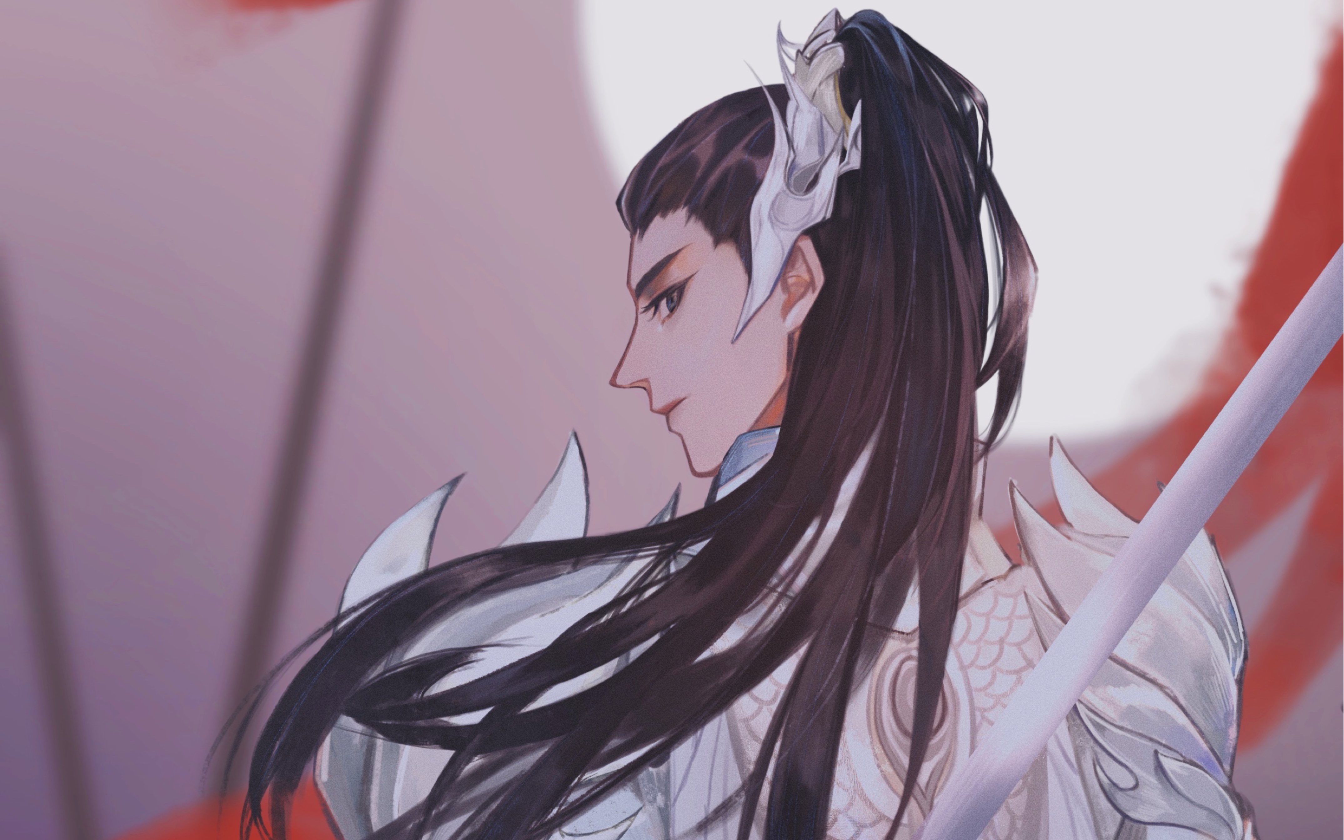 【procreate】赵云|银枪摧锋【忘川风华录手游】_哔哩哔哩_bilibili