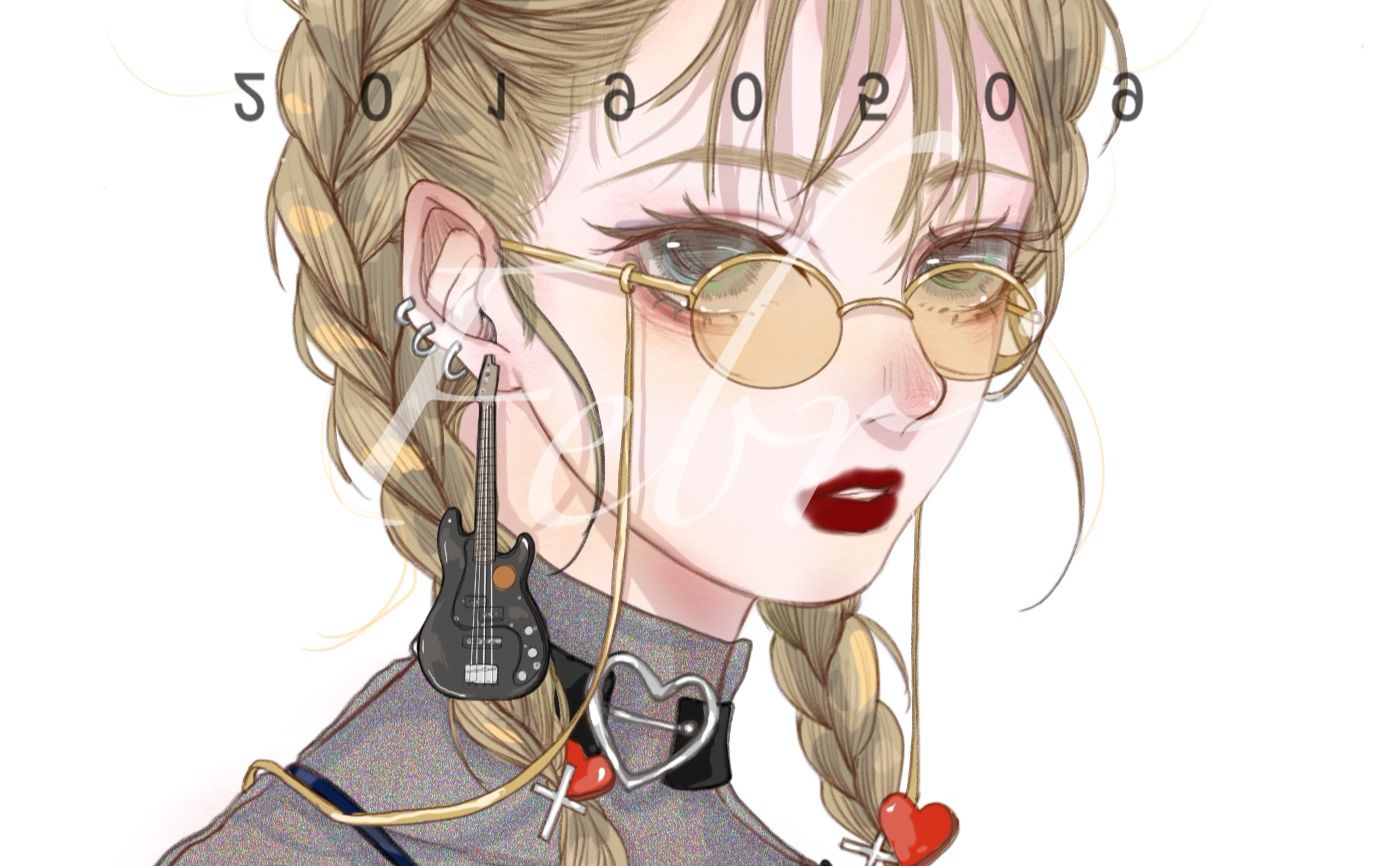 【ipad pro】蒸汽波少女