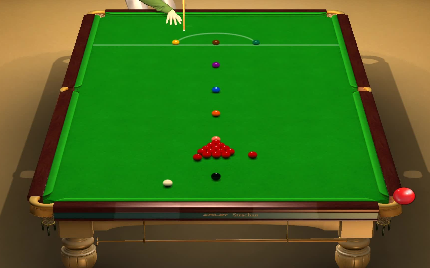 《真实世界斯诺克冠军赛2009》世锦资格赛八彩球斯诺克(单局胜)