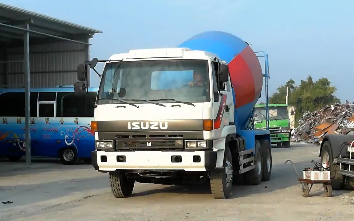 【塩大汽车】1996年 五十铃isuzu cxz 21吨级搅拌车(10pd1 340ps)