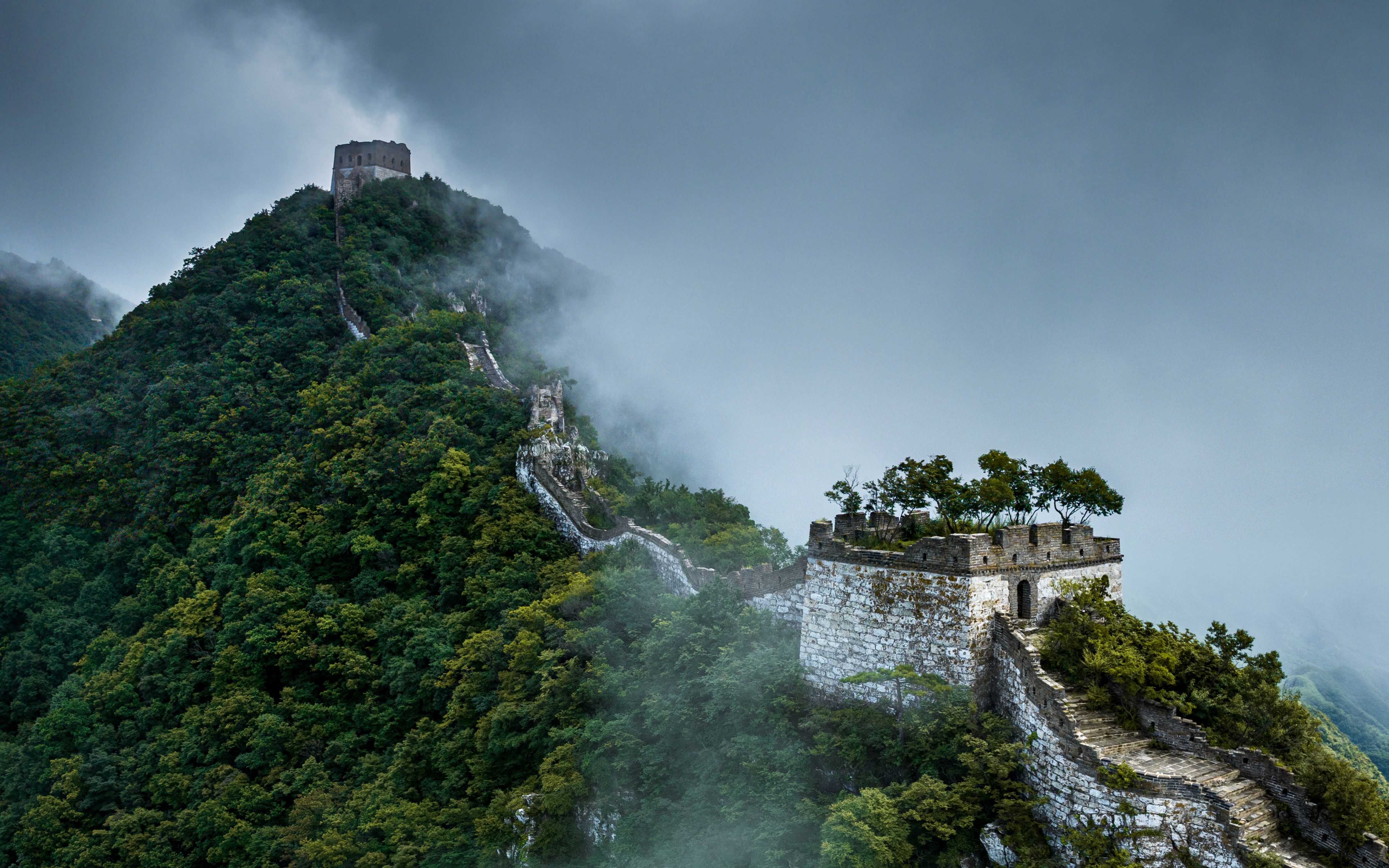 云雾中的箭扣长城(2022.08.09)