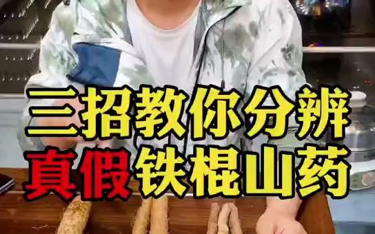 三招教你分辨真假铁棍山药 从此以后你买到的只会是真的哔哩哔哩bilibili