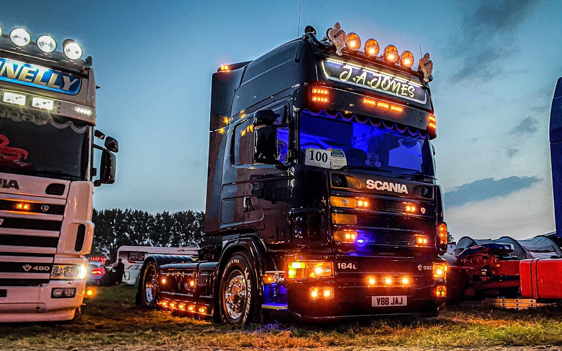 斯堪尼亚4系v8引擎声浪 | scania scania 164l 580