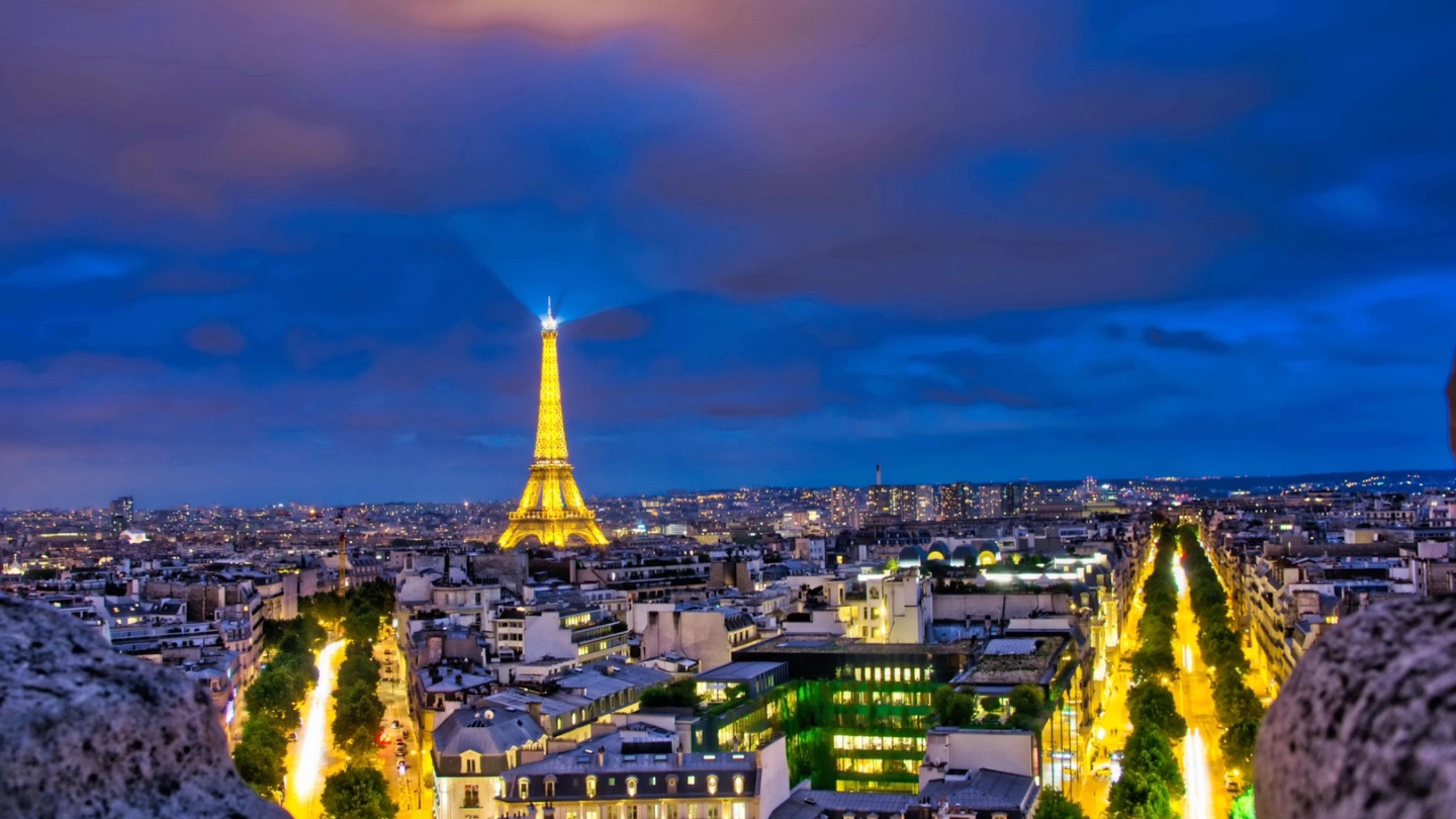 埃菲尔铁塔夜景