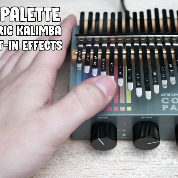 Electric kalimba deals with effects