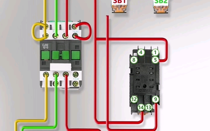 中间继电器如何实现三相电动机的缺相保护哔哩哔哩bilibili