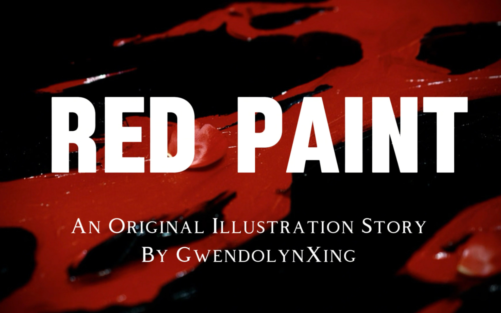 [图]【原创】个人原创插画故事《红漆》（《Red Paint》）