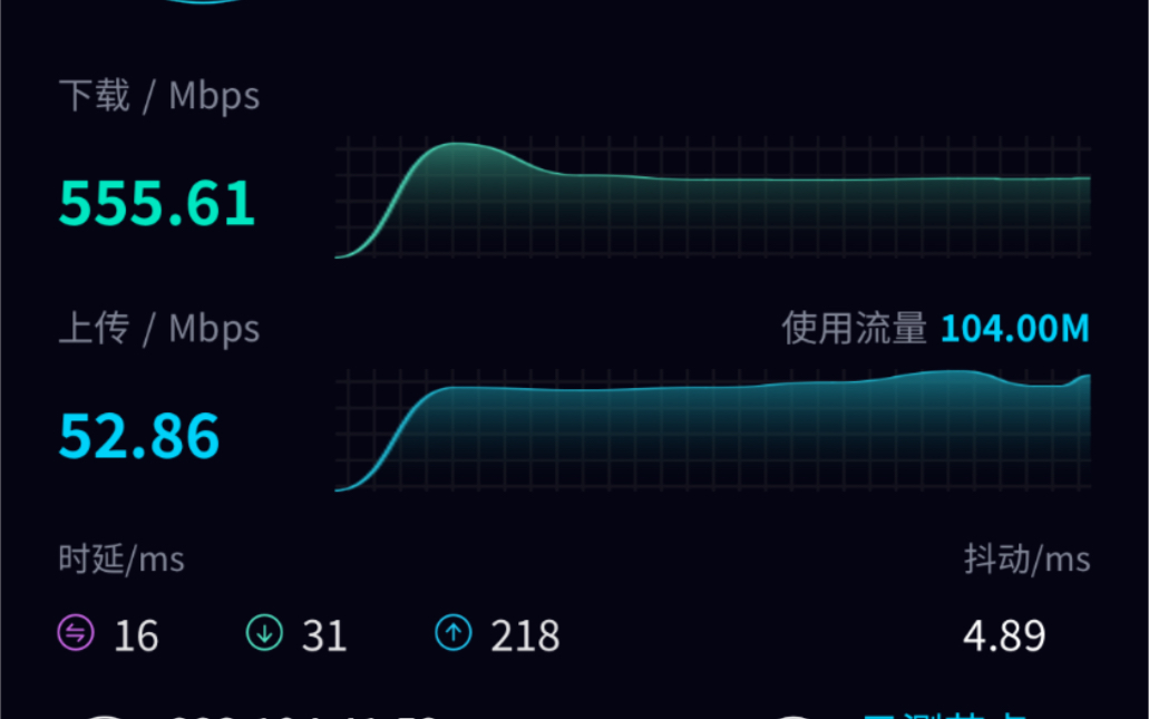 中国移动5G测速2023.01哔哩哔哩bilibili