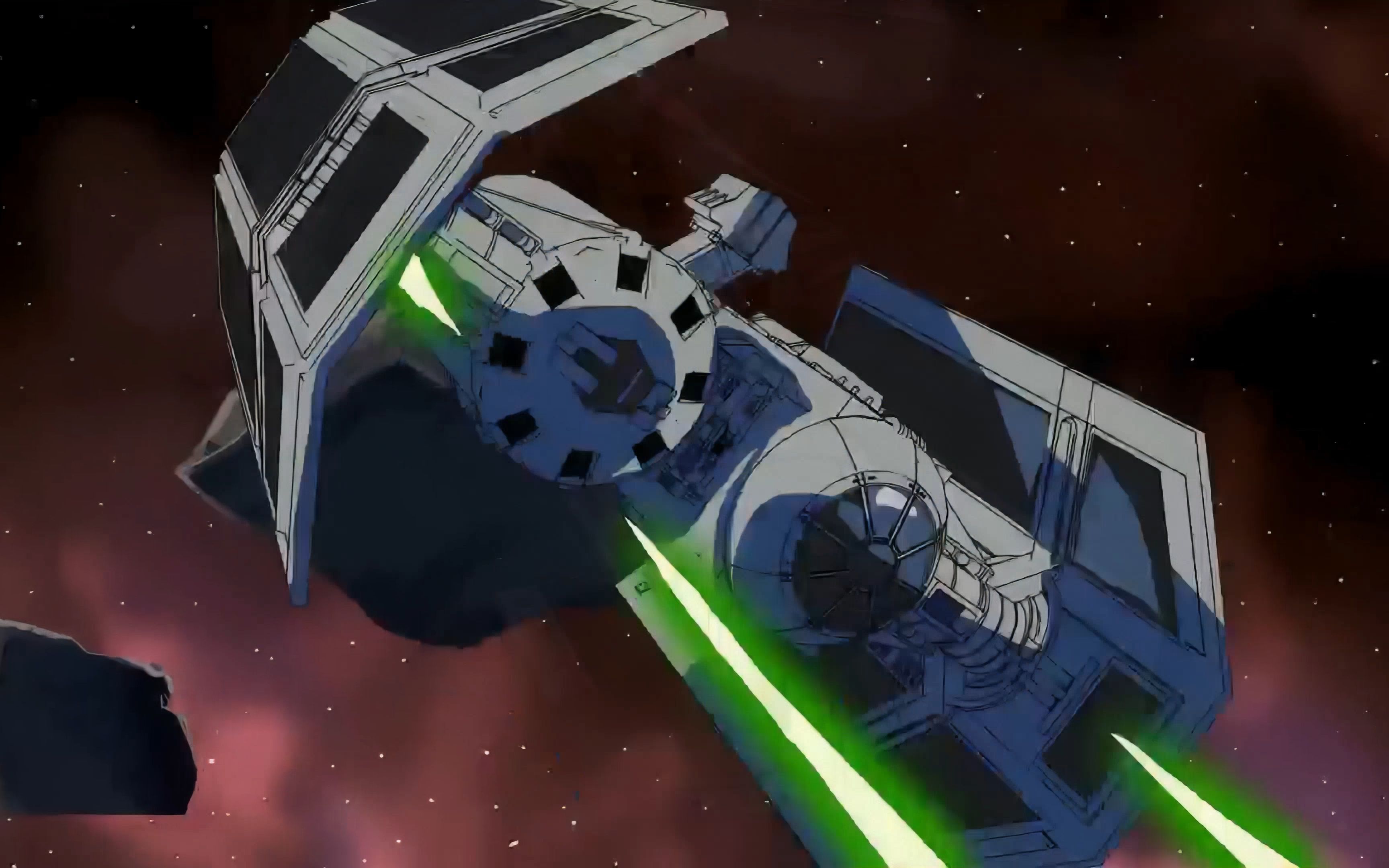 【4k修复】tie fighter - 钛战机 - 星球大战_哔哩哔哩_bilibili