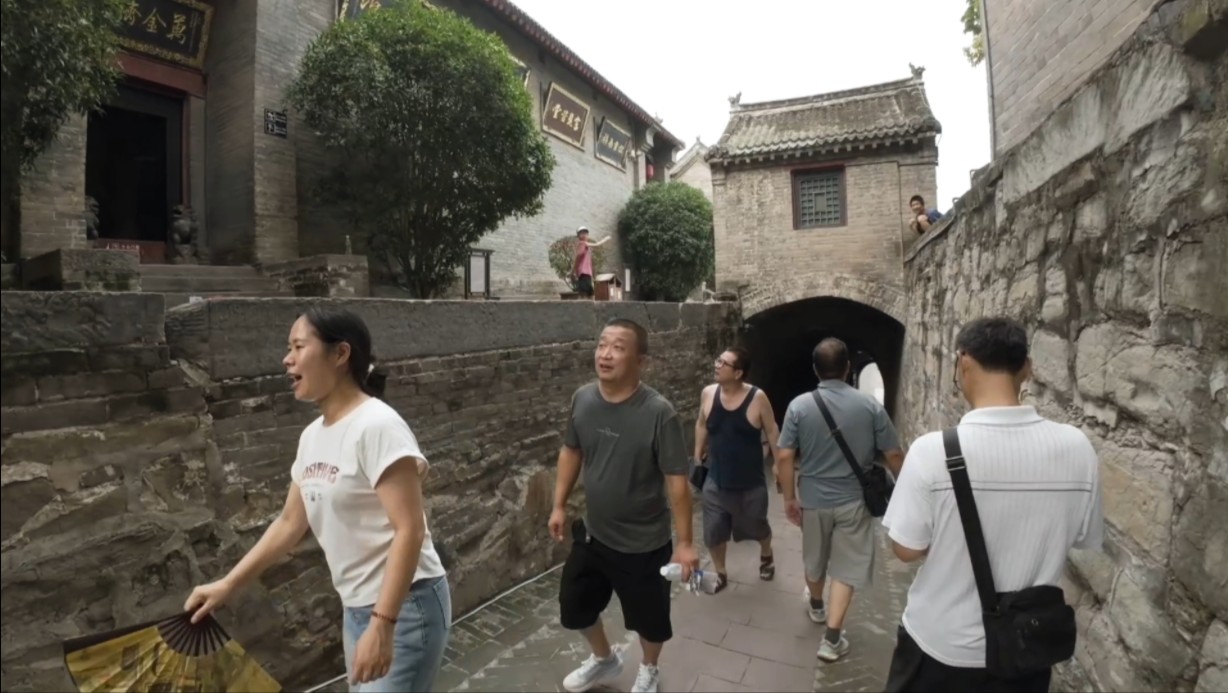 参观康百万庄园主宅区一二三号院