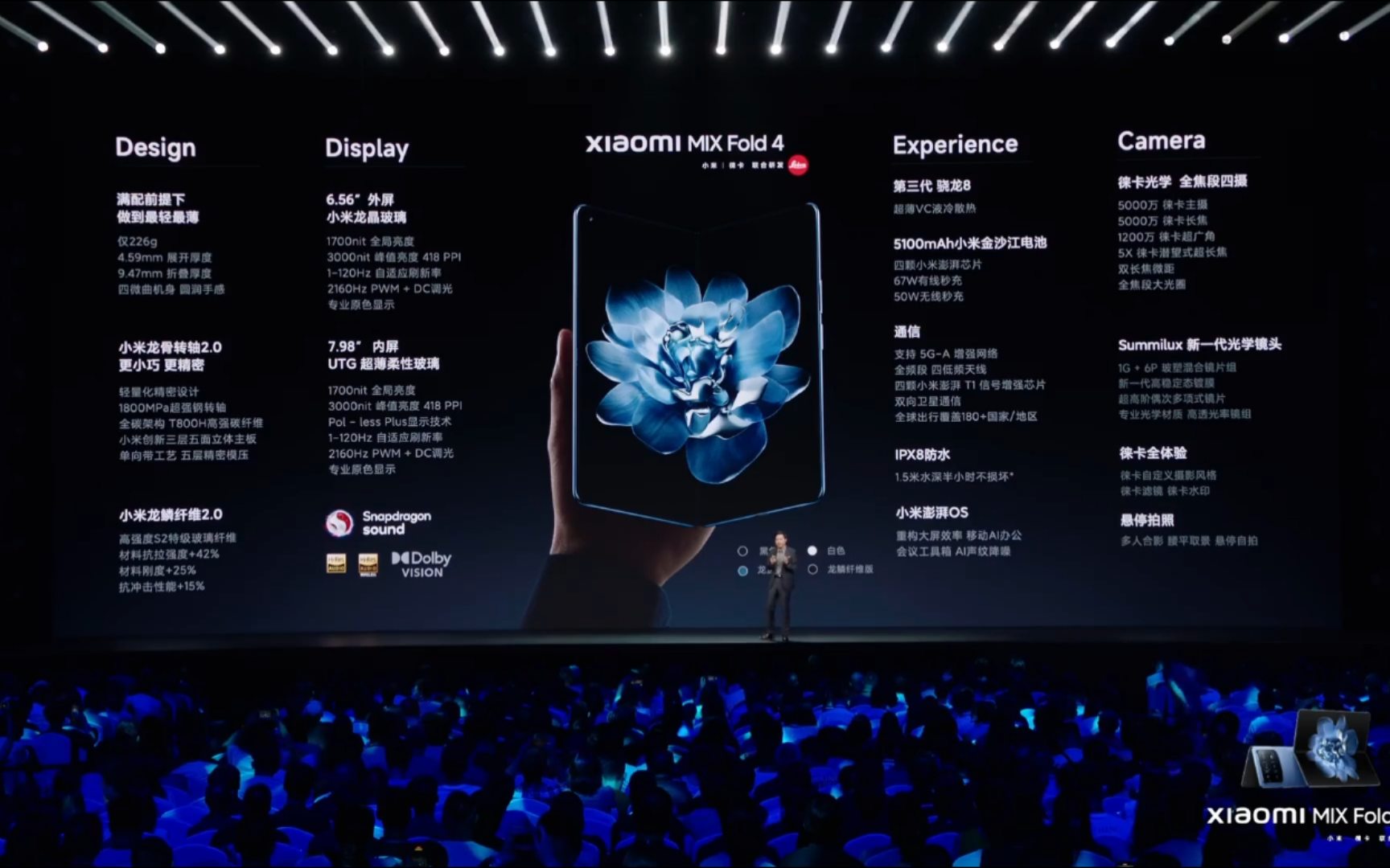 Xiaomi MIX Foid 4 价格公布哔哩哔哩bilibili