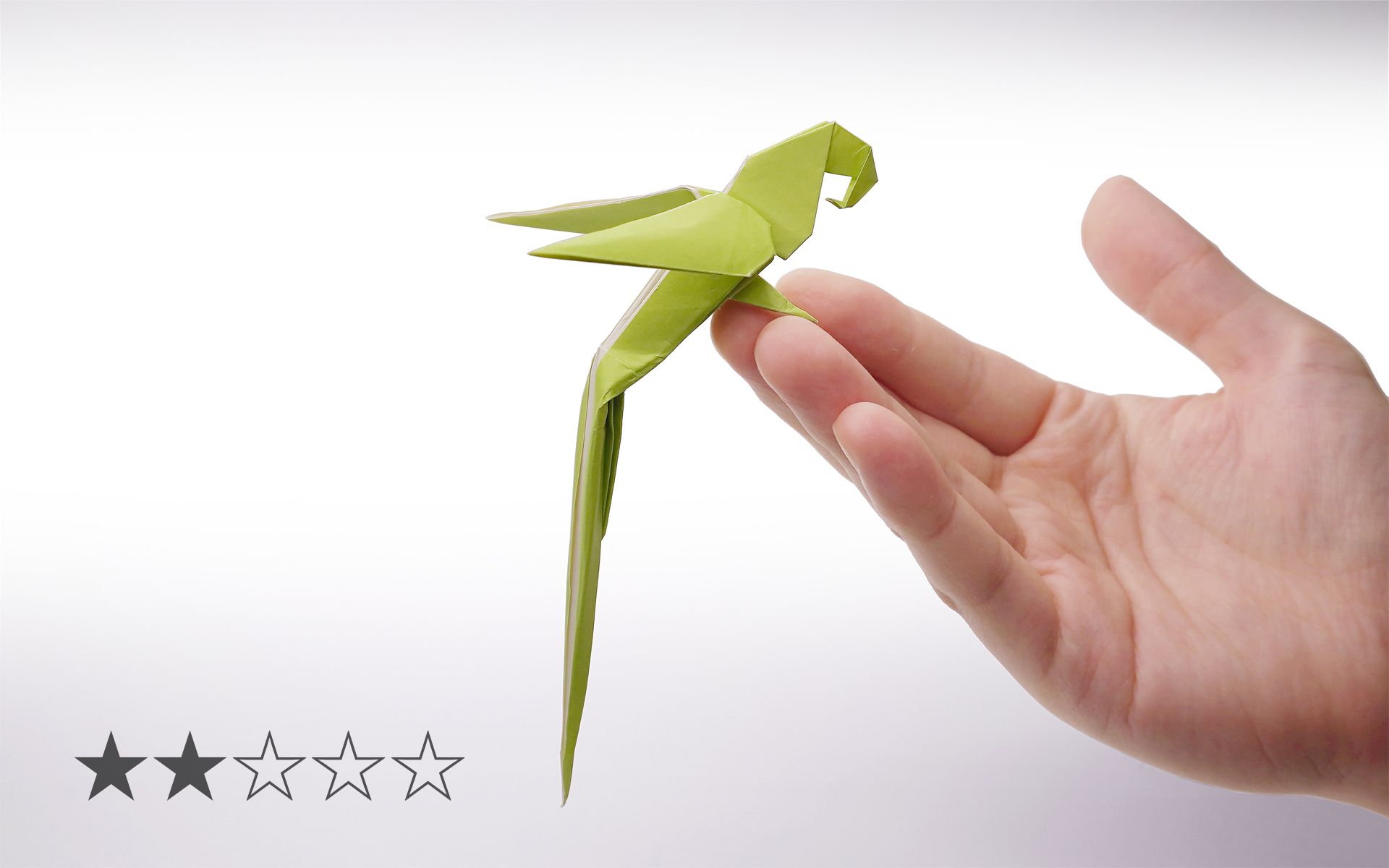 【折纸】金刚鹦鹉 origami macaw(manuel sirgo)_哔哩哔哩_bilibili