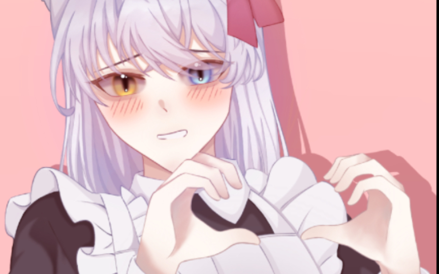 【京剧猫/绘画过程】凤颜,但是女仆装,但是作者说想看