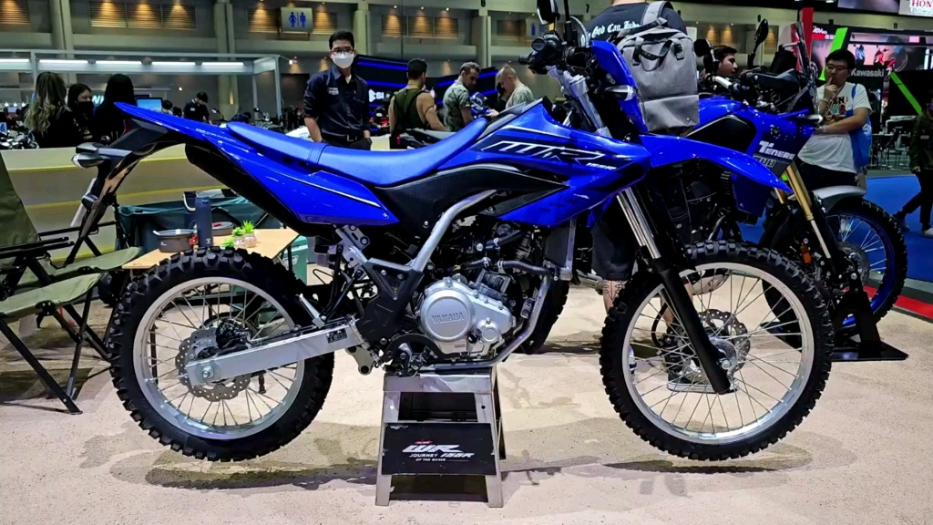 雅马哈wr155r蓝色越野轻骑展示