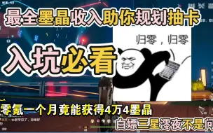 Download Video: 【幻塔】最全墨晶收入，零氪首月竟能获得4万4墨晶！抽卡规划必看！