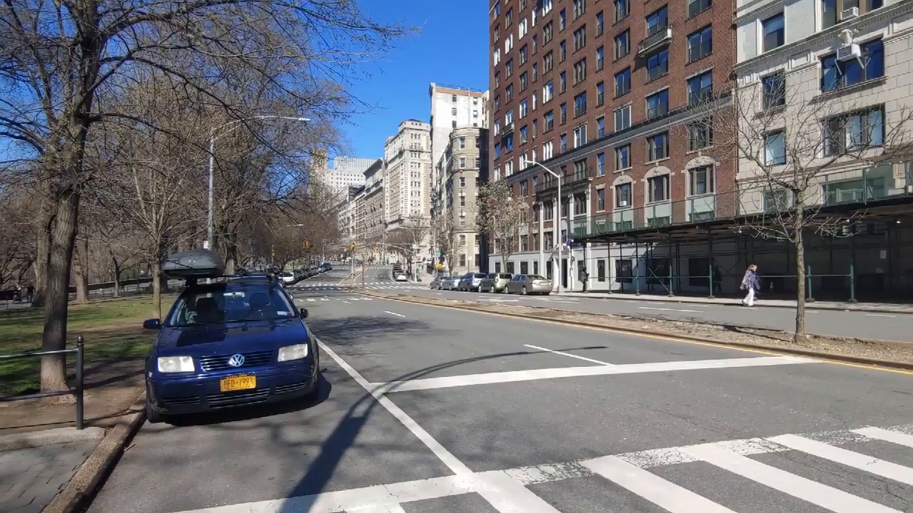 美国纽约宣布封城,航拍记录纽约,死气沉沉不见昔日车水马