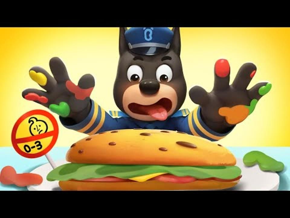 eating toys are not on the menu sheriff labrador 拉布拉多警长