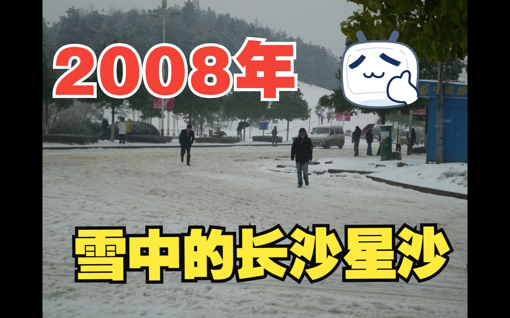 2008年大雪中的长沙星沙照片(7)哔哩哔哩bilibili