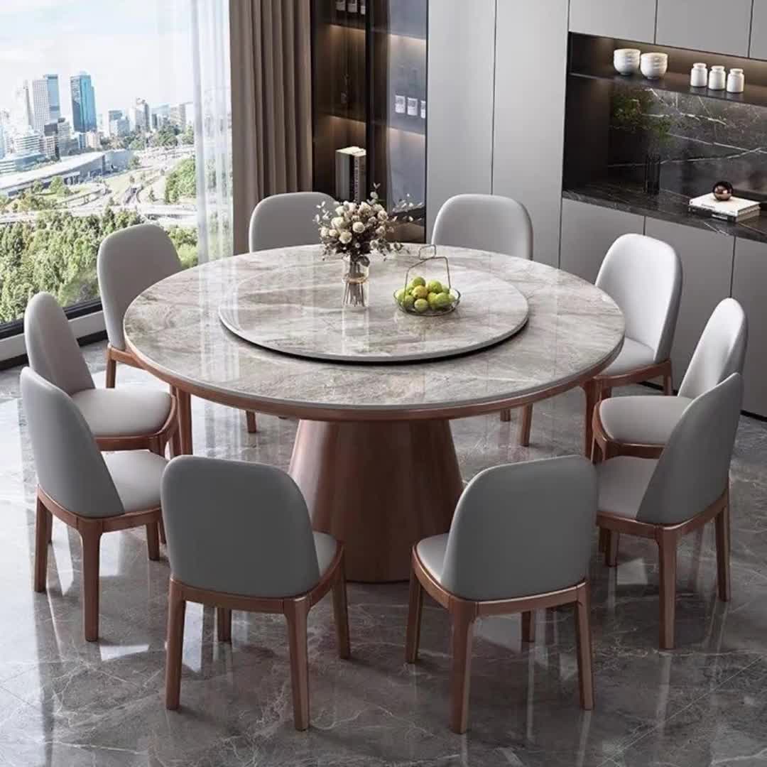【81元券】进口白腊木餐桌实木高档餐桌椅北欧风格小户型岩板餐桌潮流