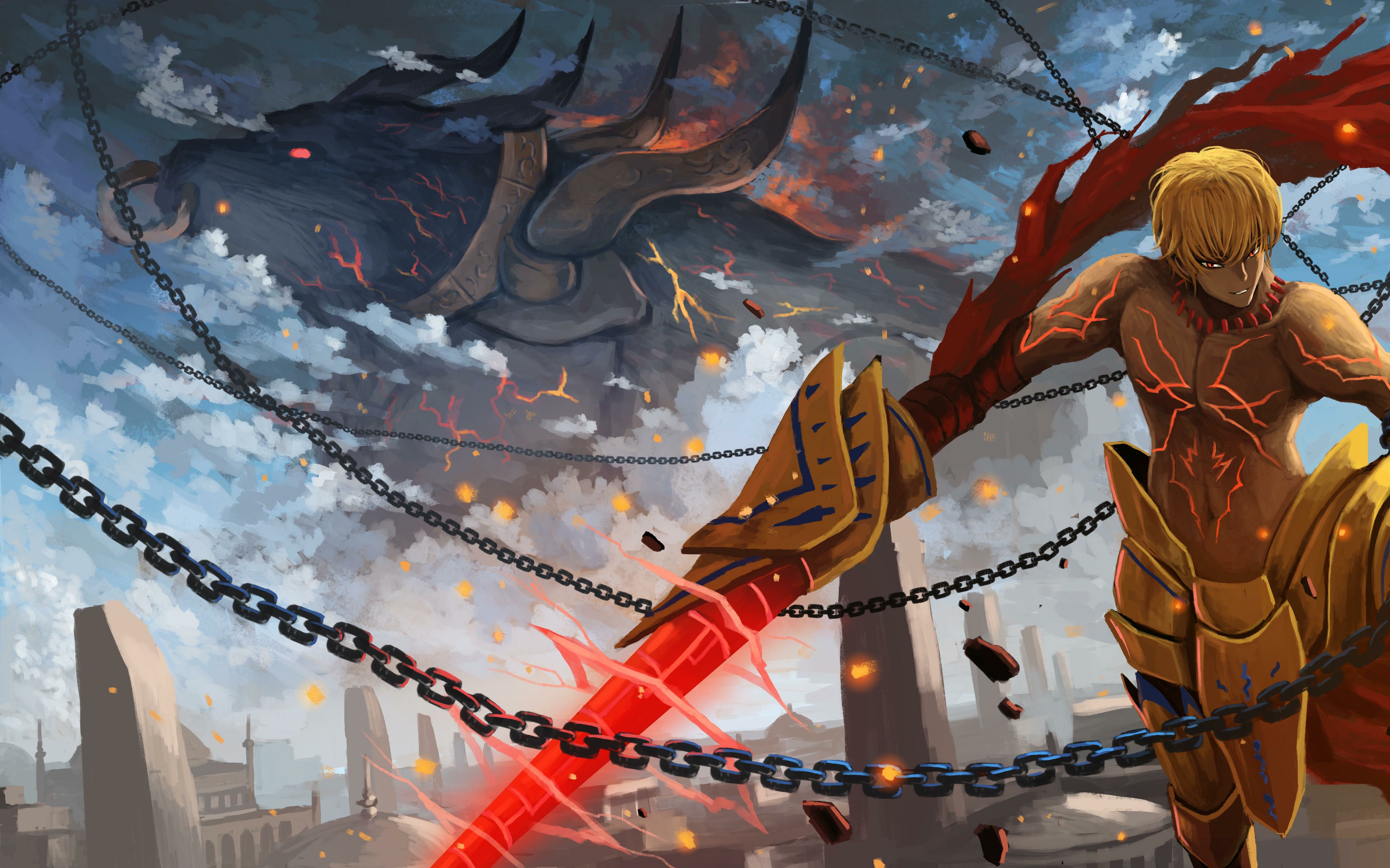 【fgo国服】认真闪 单挑 提亚马特(无sl,一令咒使用)