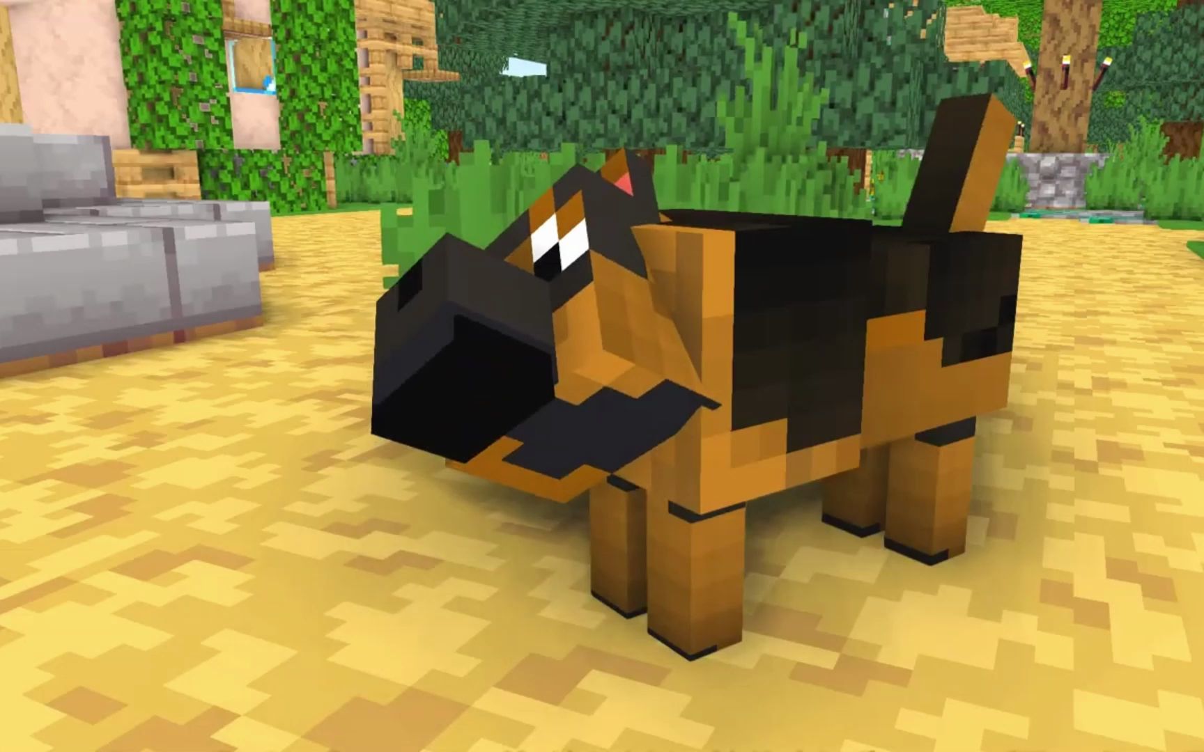 我的世界mc动画:狼宝宝想念艾利克斯