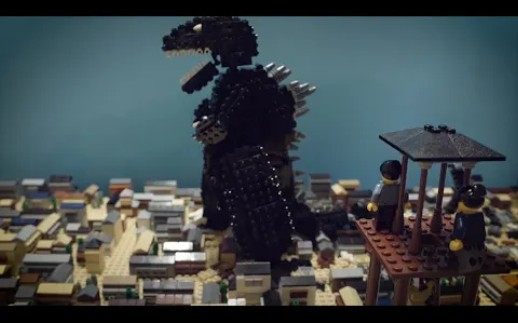 [图]【同人】LEGOゴジラ帝都に現わる