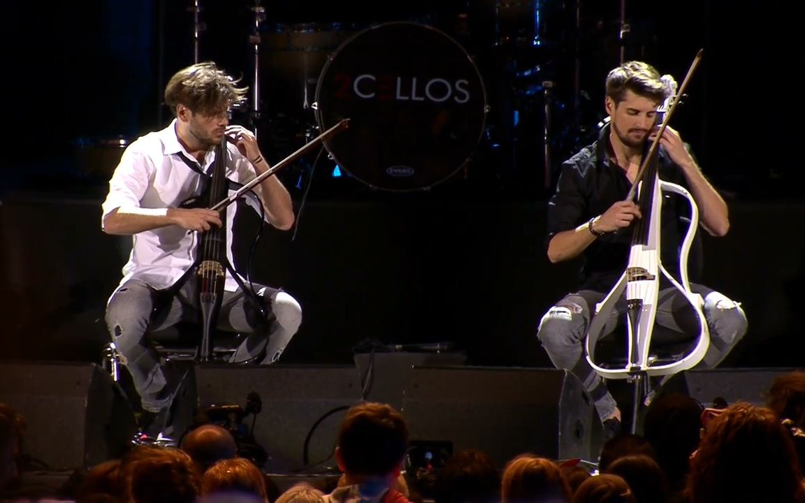 2cellos超赞现场 大提琴二重奏 fields of gold
