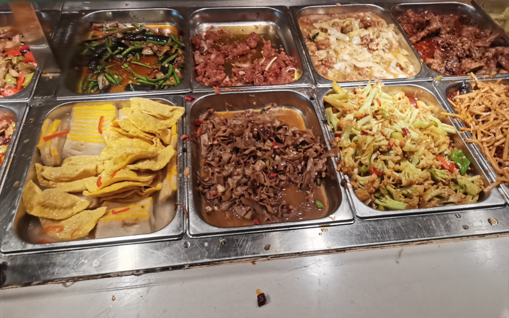 中午吃的称菜,品种不错,食材也比较新鲜