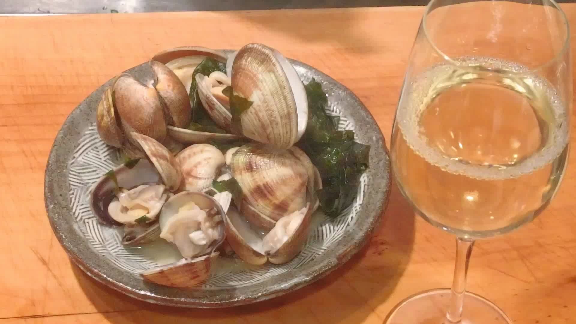 [图]日本料理 - 黄油白葡萄酒蒸蛤蜊