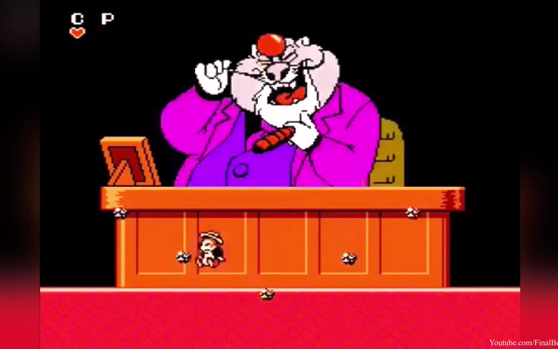 (松鼠大战)Chip 'n Dale Rescue Rangers  All Bosses (Nes)哔哩哔哩bilibili