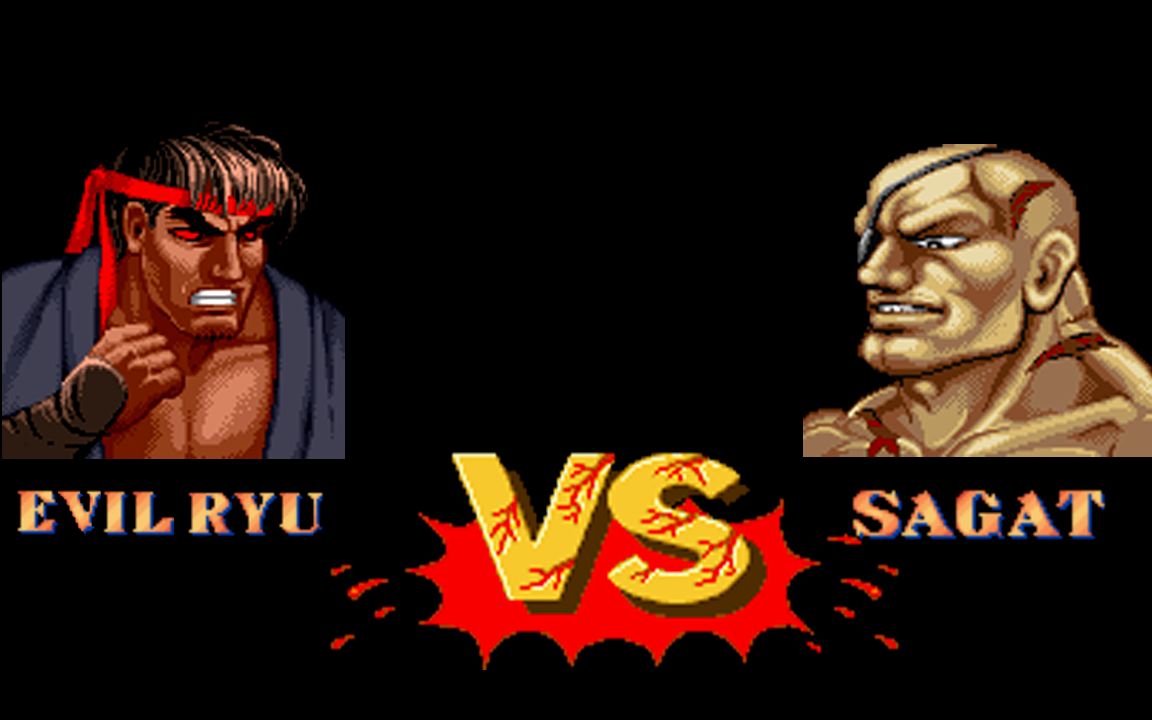 [图]Street Fighter Mugen - Ultimate Evil Ryu vs. Ultimate Sagat