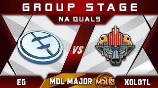 [图]ABED + RAMZES! EG vs Xolotl - NEW Roster Debut! MDL Chengdu Major 2019 NA Dota 2